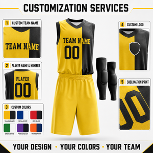 Tenue de ligue de basketball personnalisée : Maillot et short d'équipe personnalisés, kit de compétition à séchage rapide - Product Image 3