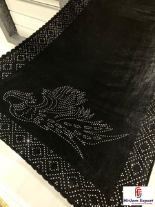 Hot Fix Rhinestone Crystal Mesh Fabric 70 GSM Eco Friendly Lightweight OEM ODM Custom Manufacturer Bridal Garment Water - Product Image 4