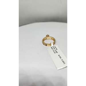 Designer JC 9K Gold <b>Women</b> Diamond <b>Ring</b> Natural 0.19ct HI Color SI Purity IGI Certified Rhodium Finish Luxury <b>Statement</b> Diamonds - Product Image 4
