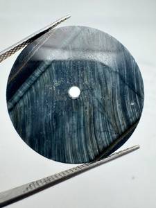 Esfera de Reloj de Ojo de Tigre Azul de 28.50mm 0.70mm, Esfera de Reloj con Piedras Preciosas, Tamaño y Forma Personalizables, Componentes para la Fabricación de Relojes - Product Image 5