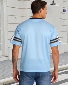 Maillot de sport en maille à col en V pour femmes, imprimé avec le numéro 33 de Jésus-Christ, coupe ample, respirant, manches courtes, à porter en toutes saisons - Product Image 5