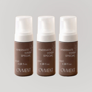 น้ำยาล้างจุดซ่อนเร้นสำหรับผู้หญิง OVMENT Korean K-Beauty Ovement Inner Mate Wash Special 100 มล. ผลิตในเกาหลี สีเหลือง ยี่ห้อ Yoni - Product Image 3
