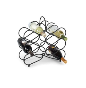 Porte-bouteilles à vin en métal, accessoires de cuisine et de bar, porte-bouteilles à vin rouge en métal, design spécial, rangement, porte-bouteilles à vin en métal - Product Image 6