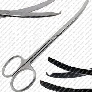 ชุดกรรไกรเย็บแผลคุณภาพพรีเมียม Northbent แบบโค้ง ขนาด 3.5 และ 4.5 นิ้ว ใบมีดเคลือบสีดำ ผลิตจากสแตนเลสสตีล สำหรับการผ่าตัด - Product Image 2