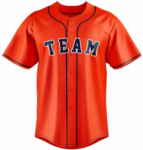 Maillot de baseball personnalisé imprimé par sublimation numérique 100% polyester, maillot de softball vintage de haute qualité à col rond - Product Image 2