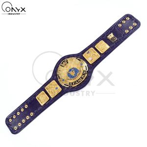 Ceinture de championnat de MMA, lutte et boxe personnalisée en usine, ceintures de trophée plaquées or de haute qualité, dernier design - Product Image 4