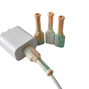 Protection de câble de charge, protège-câble en silicone, anti-pliage, protection contre la poussière - Product Image 1