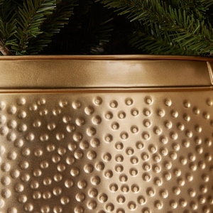 Gold Aluminum Heavy Duty Christmas <b>Tree</b> <b>Stand</b> Modern Farmhouse Rustic Outdoor Christmas Decor - Product Image 4