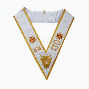 Collar Masónico de Primera Calidad para Francmasonería, Collar de Logia Azul 2026 Azul Rey, Precio Económico, Bajo MOQ, Servicio OEM - Product Image 1