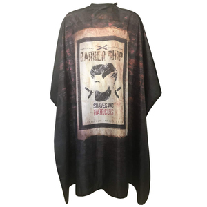 Cape de Barbier Légère Imprimée, Cape de Coiffure Professionnelle, Tablier de Salon pour Coupe de Cheveux, Cape Imperméable avec Col Ajustable - Product Image 1