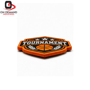 Badges de tournoi personnalisés en tissu sergé avec support thermocollant, qualité professionnelle, marque privée, livraison rapide, en vente - Product Image 4