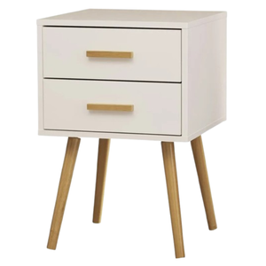 Muebles de madera maciza de calidad superior, mesita de noche, mesita de noche, estilo de diseño moderno para apartamento de Indonesia - Product Image 1