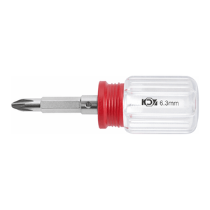Tournevis magnétique bidirectionnel Daihan Science 6 mm CRV - Qualité industrielle PH2 à tête plate 150 mm pour laboratoire et atelier - Product Image 2