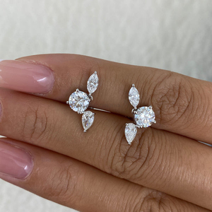 Luxury Lab Grown Diamond Earrings IGI Certified 10k 14k 18k Solid Gold High Clarity Yellow Rose White Gold Jewelry Gift For <b>Wife</b> - Product Image 4