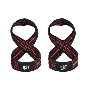 Correas de Levantamiento de Pesas en Forma de 8 para Entrenamiento de Fisicoculturismo, Correas de Gimnasio Resistentes, Se Aceptan Logotipos y Diseños Personalizados - Product Image 1