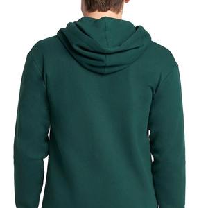 Sudadera con capucha de algodón grueso para hombre, con cremallera completa, estilo casual, para gimnasio, entrenamiento, uso diario, chaqueta. - Product Image 5