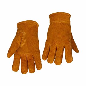 Premium Quality Cowhide Split Leather <b>Driver</b> Work <b>Gloves</b> Industrial Safety Hand Protection Heat Resistant <b>Gloves</b> Custom Logo - Product Image 3