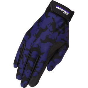 Guantes de equitación antideslizantes Servicio OEM Guantes de equitación Cuero Personalizado Equitación Ecuestre Guantes Jinete de carreras de caballos - Product Image 5
