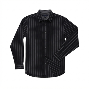 Camisa de Verano para Hombre, de Algodón, con Cuello, Rayas, Botones, Estilo Casual y de Negocios, Precio Bajo, Alta Calidad, Proveedor Confiable - Product Image 1