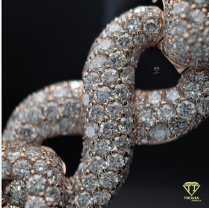 Premium Fully Iced Out Bracelet with Colorful Center Stones and Sparkling Rose Gold Luxury Jewelry Finish - Product Image 6