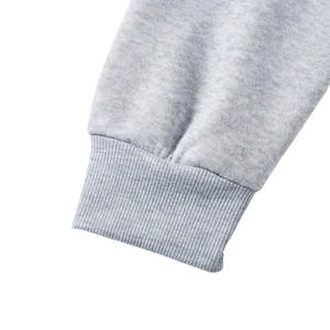 Sudadera con capucha de forro polar para hombre, con cremallera, informal, de manga larga, con cordón, bolsillos tipo canguro, puños y dobladillo acanalados, corte holgado, 100% algodón - Product Image 4