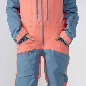 Combinaison de ski élégante pour l'hiver, tenue de snowboard design, logo personnalisé disponible, nouvelle collection, ensemble veste et pantalon de snowboard ample - Product Image 5