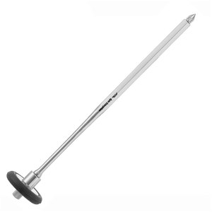 Marteau de réflexes neurologiques de diagnostic manuel, tête en caoutchouc, manche en acier inoxydable, CE, marteau de percussion Babinsky 40 mm 22,0 cm - Product Image 3