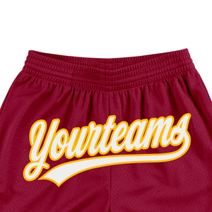 <b>Customized</b> Sports Team Shorts 100% Polyester Mesh Sublimated Club Name Training Basketball Athletic Shorts for Teamwear - Product Image 3