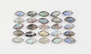 Piedra de labradorita natural de 8*4 mm, gema facetada en forma de marquesa, anillo de labradorita, gema para la fabricación de joyas. - Product Image 3