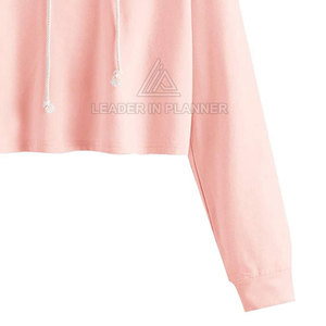 เสื้อครอปฮู้ดดี้ผู้หญิงคุณภาพสูง ดีไซน์ทันสมัย ราคาขายส่ง ดีไซน์ใหม่ล่าสุด - Product Image 6