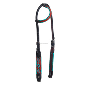 หูฟังแบบสวมหัวแบบตะวันตกหนังแท้ Made100 % อุปกรณ์เสริมสำหรับหู - Product Image 2