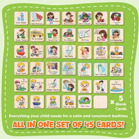Tableau de tâches quotidiennes en bois pour enfants : liste de routines intelligentes