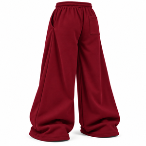 Wholesale Women <b>Wide</b> <b>Leg</b> Sweatpants Heavy Fleece Loose Fit Sweatpants <b>Wide</b> <b>Leg</b> Trousers Solid Color Custom Womens <b>Jogger</b> Pants - Product Image 3