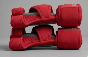 ถุงมือยกน้ำหนัก Regal Three Llc แบบครึ่งนิ้ว พร้อมที่รัดข้อมือ ปรับได้ด้วยแถบตีนตุ๊กแก ถุงมือออกกำลังกาย ถุงมือดึงข้อ ถุงมือเนโอพรีน - Product Image 3