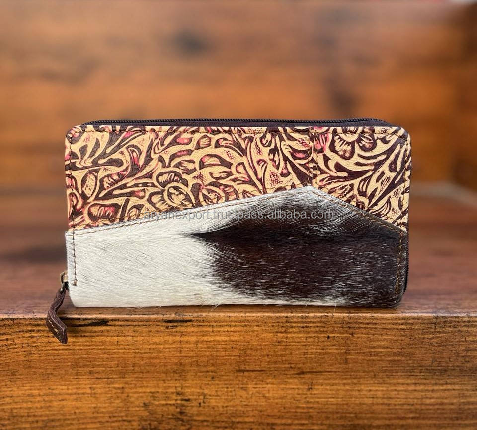 Brown With Embossed Print