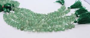 Cuentas facetadas de cuarzo verde fresa natural de 8x10 mm, cuentas de piedras preciosas de cuarzo fresa para la fabricación de joyería por mayor. - Product Image 5