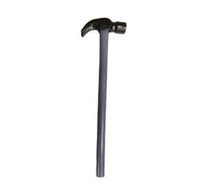 Polished Head Curved Claw Hammer Steel Pipe Handle High Hardness Woodworking <b>Carpenter</b> Hammer Non-Slip Grip Striking Hand <b>Tool</b> - Product Image 1