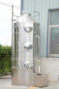 Milieubescherming Industriële apparatuur Gasscrubber Horizontale spuitkast Pp spuitkast Natte spuitkast - Product Image 5