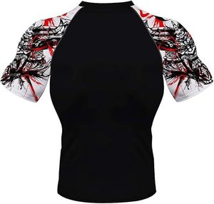 2026 Rashguards respirants à manches longues pour jiu-jitsu, Kimono de jiu-jitsu, Rashguard à séchage rapide en Spandex et Nylon, Impression de logo personnalisé - Product Image 4