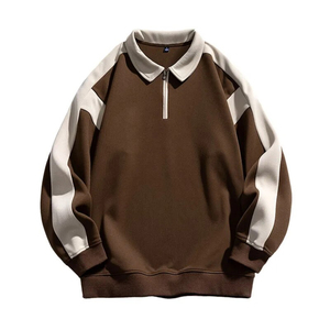 Sweat-shirt à capuche en molleton français 100% coton, coupe ample, décontracté et chaud pour homme, vente en gros - Product Image 4