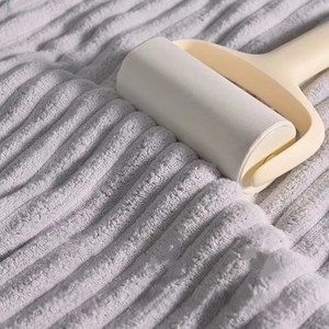 Toalla Facial de Algodón Ecológica, Reutilizable, Suave, Transpirable, de Rápida Absorción, Toalla de Baño, Proveedor Mayorista, Tela de Rizo a Rayas - Product Image 6
