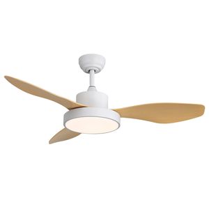 Ventilatore da Soffitto Bianco da 47 Pollici con Luce LED 22W, 6 Velocità, Motore DC Reversibile e Telecomando per Soggiorno - Product Image 2