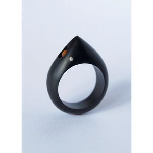 Anneaux de serviette élégants en bois et résine pour un design de bague décontracté et tendance - Product Image 5