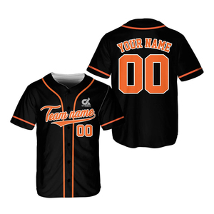 Maillot de baseball personnalisé vert foncé et rose pour homme, uniforme d'équipe boutonné, chemise de sport respirante en polyester, nom et numéro personnalisés - Product Image 4