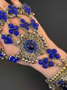 Nouvelle conception, collier de style paon de qualité supérieure avec ensemble de boucles d'oreilles pour femmes, pour mariage, Eid et tenues de soirée, ensembles de bijoux pour femmes - Product Image 5