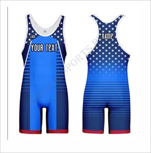 Singlet de Lucha Libre Personalizado por Sublimación, Uniforme Profesional de Lucha Libre para Hombre, Ropa Deportiva para Entrenamiento y Competencia - Product Image 1
