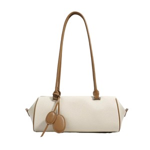 Fashionable Vintage Lady Style Large Capacity Genuine Cowhide <b>Leather</b> Candy Pattern Shoulder Purse Hobo Tote Handbag Women's 16 - Product Image 1