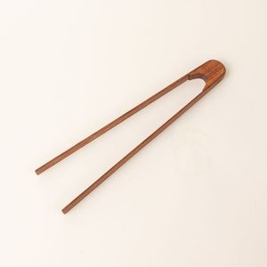 Pince de cuisine artisanale en bois, mini-ustensile de cuisine numérique Chimta, lame de couteau en acier inoxydable, pièce unique - Product Image 1
