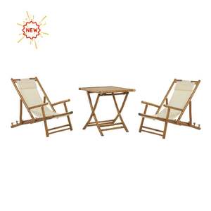 Mesa y silla de bambú natural de diseño tradicional para decoración interior y exterior del hogar para sala de estar, cocina, muebles de jardín - Product Image 5