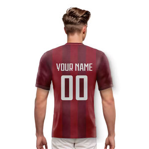 เสื้อฟุตบอลกาตาร์แบบสั่งทำพิเศษ พร้อมชื่อและหมายเลข คอวี สำหรับทีมชาติ ผู้ชาย ผู้หญิง และเด็ก - Product Image 2